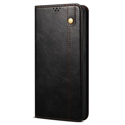 For Oppo Reno11 F 5G / F25 Pro 5G Case Waxy Crazy Horse Texture Card Holder Phone Cover