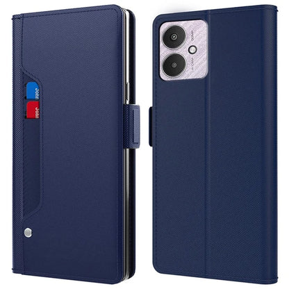 For Xiaomi Redmi 13C 5G Case Stand PU Leather Phone Cover with Mirror