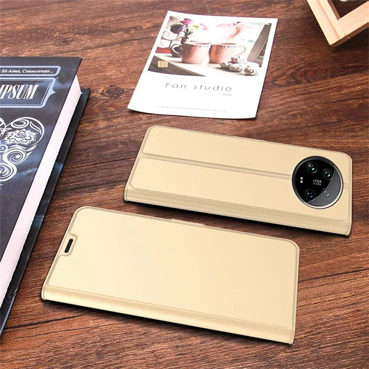 For Xiaomi 14 Ultra Case TPU Inner Shell Card Holder Leather Stand Phone Cover