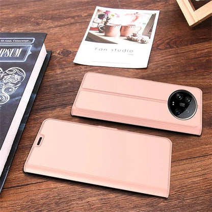 For Xiaomi 14 Ultra Case TPU Inner Shell Card Holder Leather Stand Phone Cover