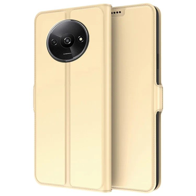 For Xiaomi Redmi A3 Leather Case Card Holder Folding Stand Phone Cover