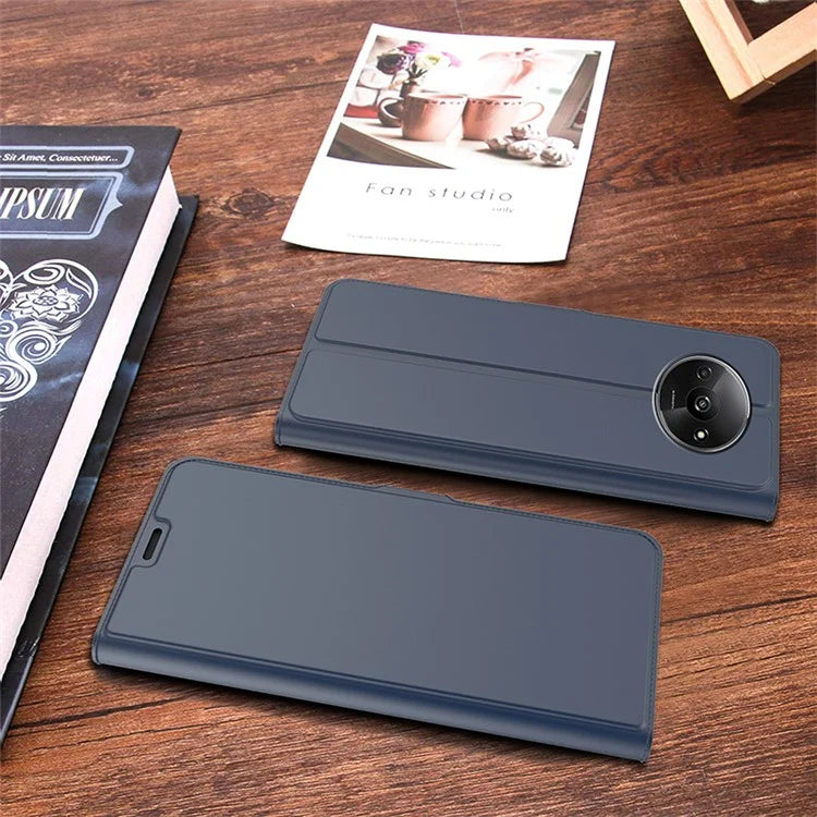 For Xiaomi Redmi A3 Leather Case Card Holder Folding Stand Phone Cover
