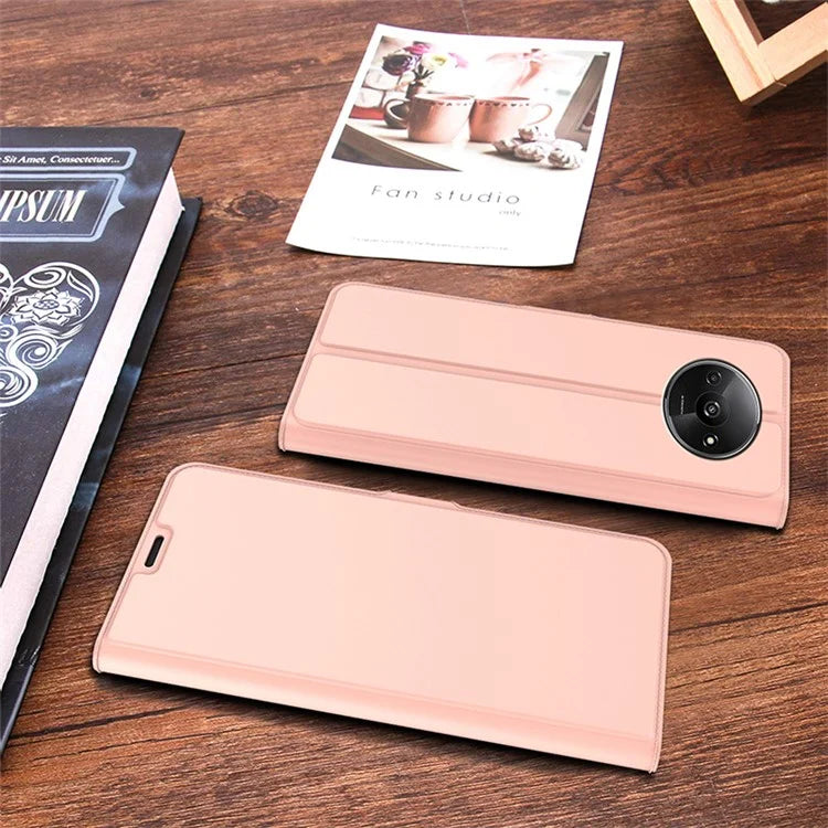 For Xiaomi Redmi A3 Leather Case Card Holder Folding Stand Phone Cover