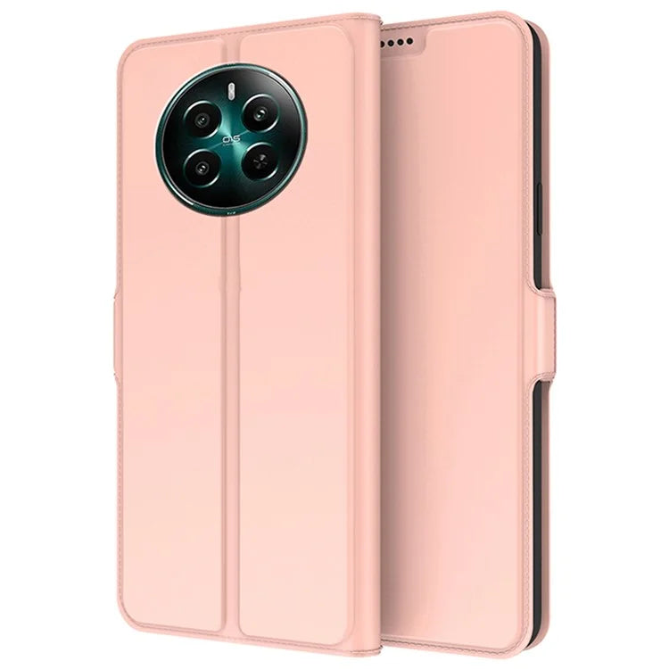 For Realme 12+ 5G Case Card Holder Folding Stand PU Leather Phone Cover