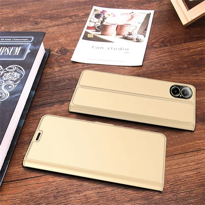 For Realme C67 4G Cell Phone Cases Card Holder Adjustable Stand PU Leather Cover