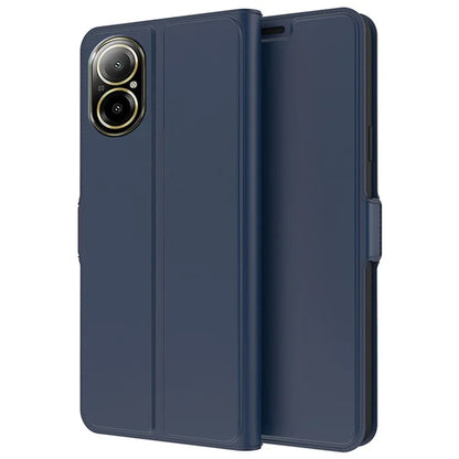 For Realme C67 4G Cell Phone Cases Card Holder Adjustable Stand PU Leather Cover
