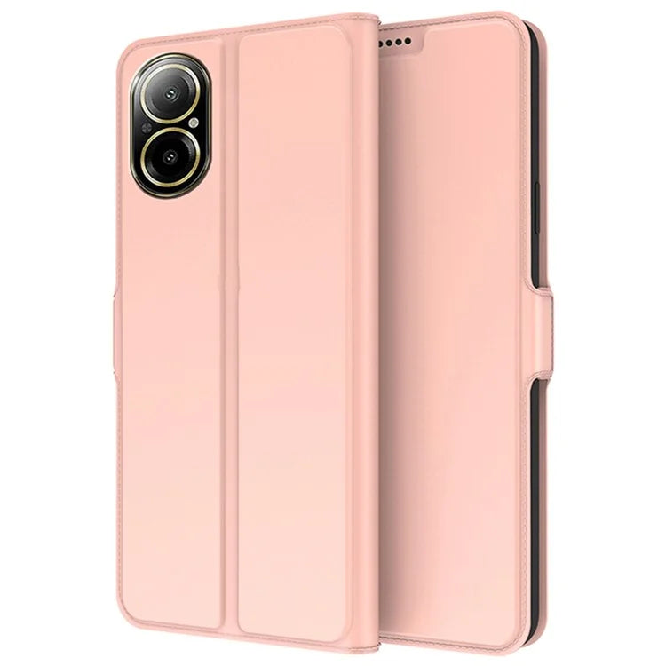 For Realme C67 4G Cell Phone Cases Card Holder Adjustable Stand PU Leather Cover