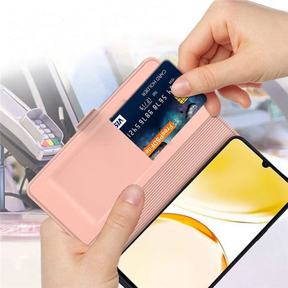 For Realme C67 4G Cell Phone Cases Card Holder Adjustable Stand PU Leather Cover