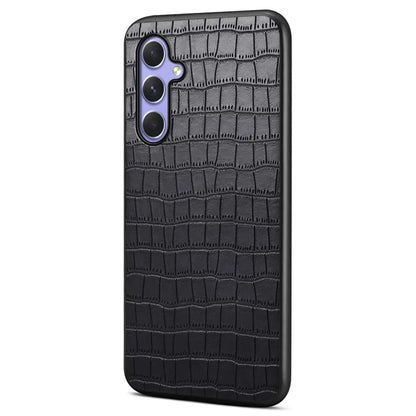 For Samsung Galaxy A54 5G Cases Crocodile Textured Leather+PC+TPU Phone Cover
