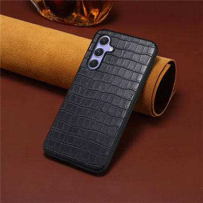 For Samsung Galaxy A54 5G Cases Crocodile Textured Leather+PC+TPU Phone Cover