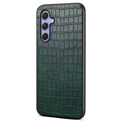 For Samsung Galaxy A55 5G Protective Cases Crocodile Textured Hybrid Phone Case