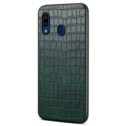 For Samsung Galaxy A20 / A30 Cases Crocodile Textured PU+PC+TPU Phone Cover