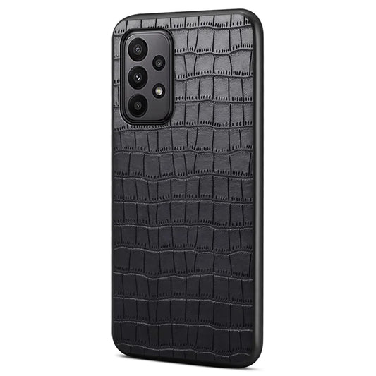 For Samsung Galaxy A23 4G / A23 5G (Global Version) Cases Crocodile Textured Leather Hybrid Phone Protector