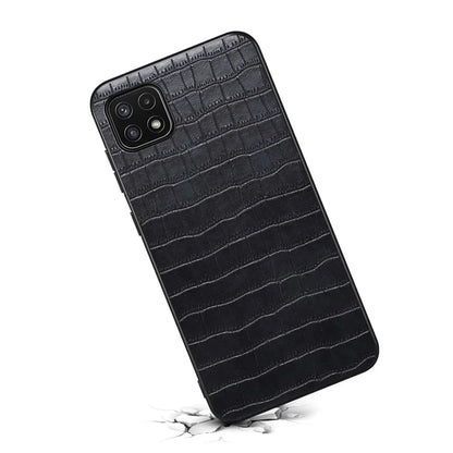 For Samsung Galaxy A22 5G (EU Version) Hybrid Cases Crocodile Textured Anti-Drop Phone Cover