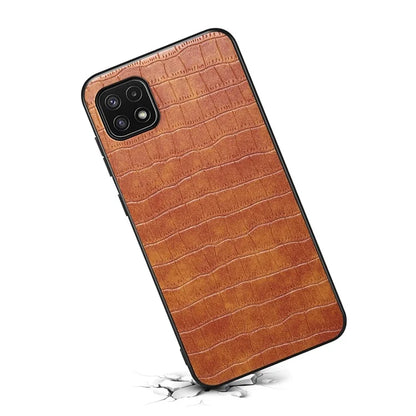 For Samsung Galaxy A22 5G (EU Version) Hybrid Cases Crocodile Textured Anti-Drop Phone Cover