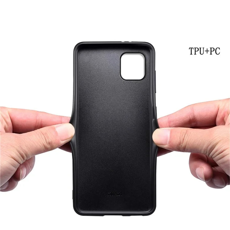 For Samsung Galaxy A22 5G (EU Version) Hybrid Cases Crocodile Textured Anti-Drop Phone Cover