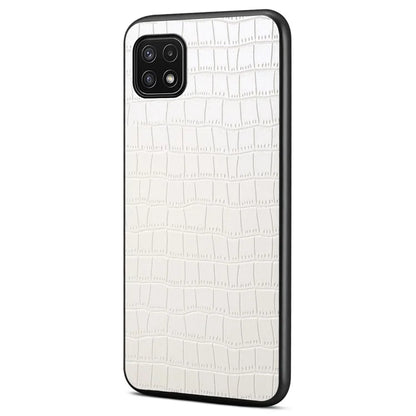 For Samsung Galaxy A22 5G (EU Version) Hybrid Cases Crocodile Textured Anti-Drop Phone Cover