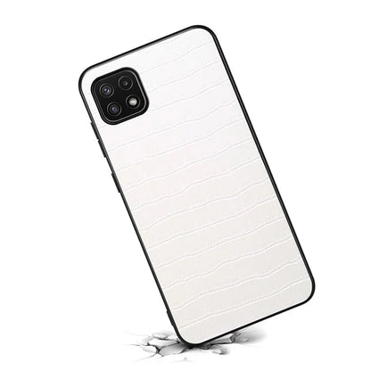 For Samsung Galaxy A22 5G (EU Version) Hybrid Cases Crocodile Textured Anti-Drop Phone Cover
