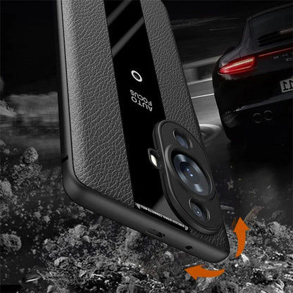 Q.COO For Huawei nova 11 Shockproof Cover PU Leather+TPU+Acrylic Mobile Phone Case