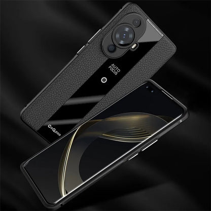 Q.COO For Huawei nova 11 Shockproof Cover PU Leather+TPU+Acrylic Mobile Phone Case