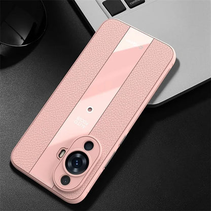 Q.COO For Huawei nova 11 Shockproof Cover PU Leather+TPU+Acrylic Mobile Phone Case