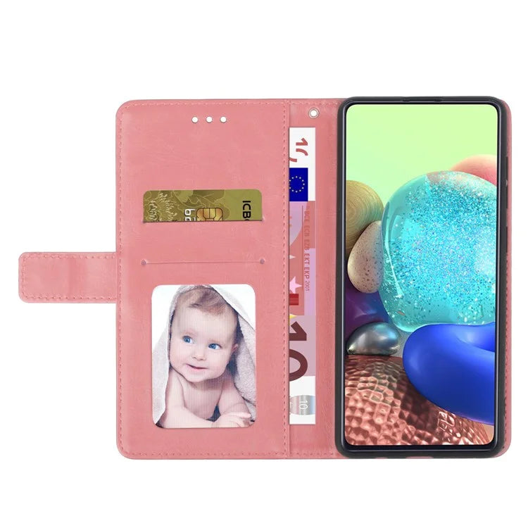 HT01 For Realme 12+ 5G Case Flip Wallet Leather Cover Y-shaped Lines Imprinted