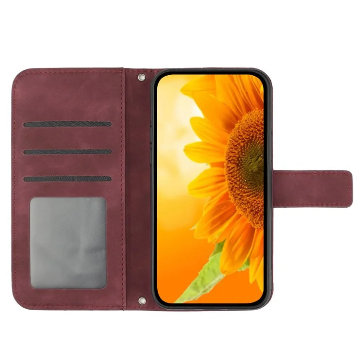 HT04 For Realme 12 Pro 5G / 12 Pro+ 5G Case Skin-touch Leather Phone Cover with Wallet Stand