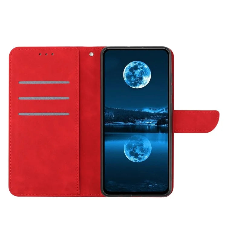 HT05 For Realme 12 Pro 5G / 12 Pro+ 5G Case Skin-touch Leather Flip Phone Cover with Wallet