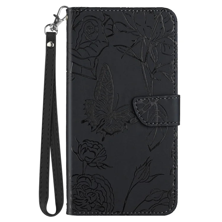 HT03 For Oppo Reno11 F 5G / F25 Pro 5G Leather Case Butterfly Flower Wallet Phone Cover
