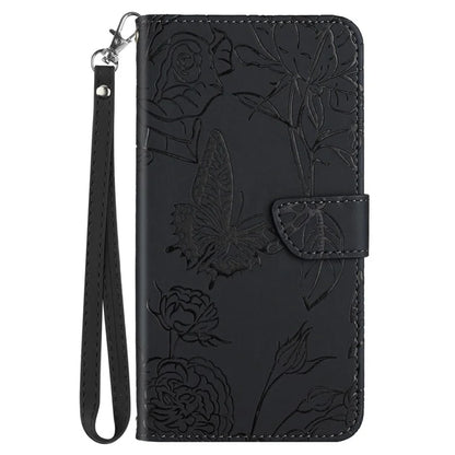 HT03 For Oppo Reno11 F 5G / F25 Pro 5G Leather Case Butterfly Flower Wallet Phone Cover