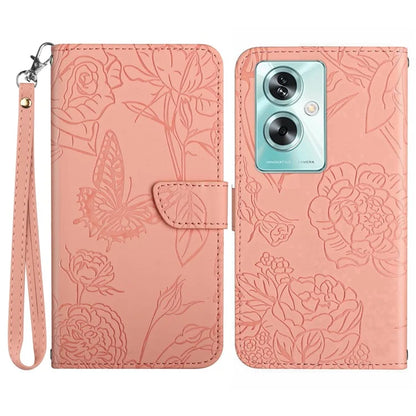 HT03 For Oppo Reno11 F 5G / F25 Pro 5G Leather Case Butterfly Flower Wallet Phone Cover