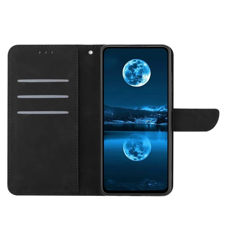 HT05 For Oppo Reno11 F 5G / F25 Pro 5G Case Lins Imprinted Leather Wallet Phone Cover