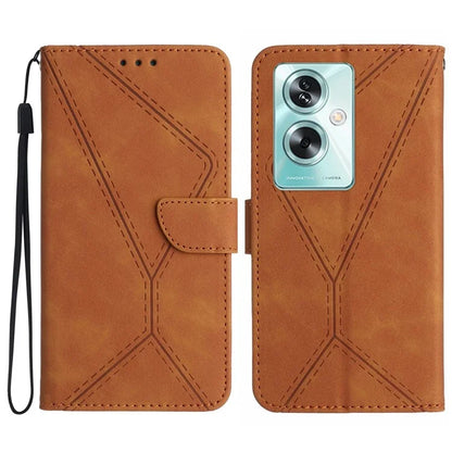 HT05 For Oppo Reno11 F 5G / F25 Pro 5G Case Lins Imprinted Leather Wallet Phone Cover