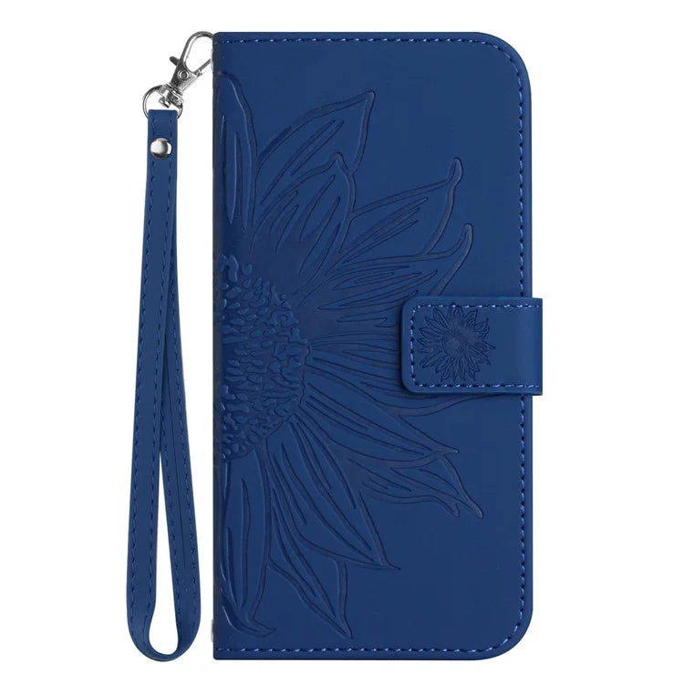 HT04 For Oppo Reno11 F 5G / F25 Pro 5G Case Sunflower Pattern Wallet Flip Leather Phone Cover