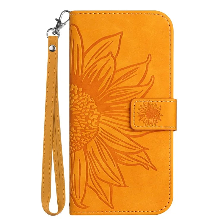 HT04 For Oppo Reno11 F 5G / F25 Pro 5G Case Sunflower Pattern Wallet Flip Leather Phone Cover
