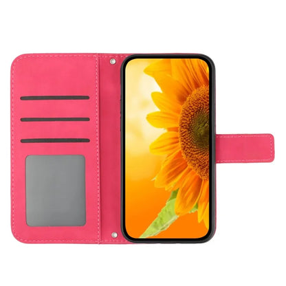 HT04 For Oppo Reno11 F 5G / F25 Pro 5G Case Sunflower Pattern Wallet Flip Leather Phone Cover