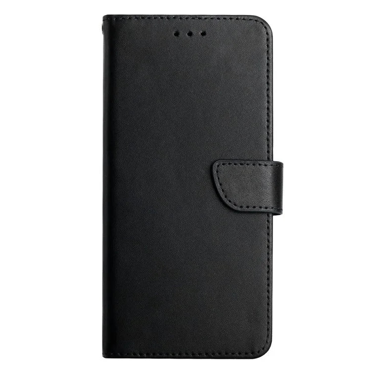 HT02 For Oppo Reno11 F 5G / F25 Pro 5G Case Genuine Cow Leather Solid Color Phone Cover