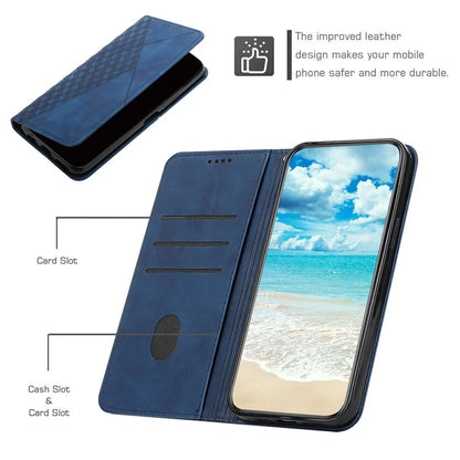 For Xiaomi Redmi Note 13 Pro 4G / Poco M6 Pro 4G Magnetic Phone Case Skin-touch PU Leather Card Slots Cover