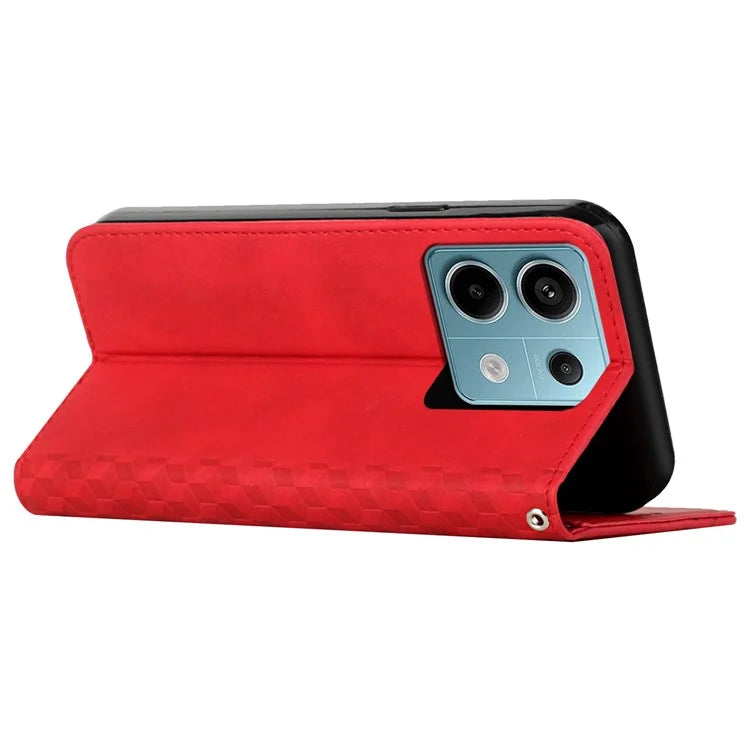 For Xiaomi Redmi Note 13 Pro 4G / Poco M6 Pro 4G Magnetic Phone Case Skin-touch PU Leather Card Slots Cover