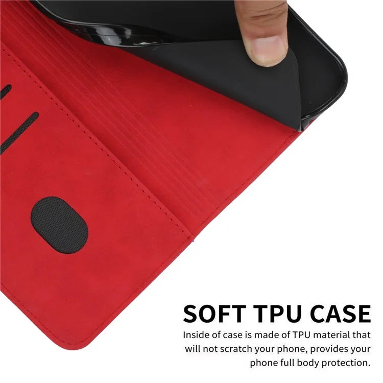 For Xiaomi Redmi Note 13 Pro 4G / Poco M6 Pro 4G Magnetic Phone Case Skin-touch PU Leather Card Slots Cover