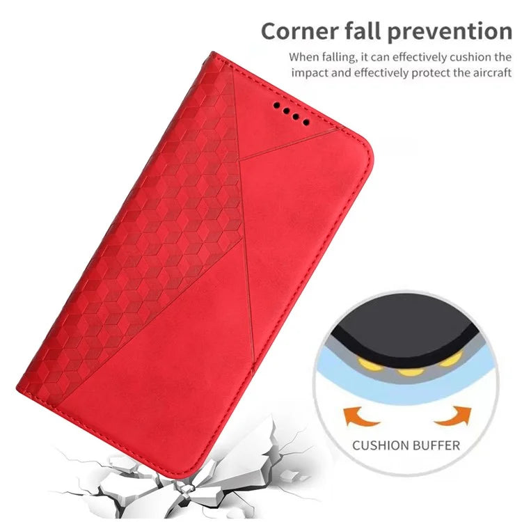 For Xiaomi Redmi Note 13 Pro 4G / Poco M6 Pro 4G Magnetic Phone Case Skin-touch PU Leather Card Slots Cover