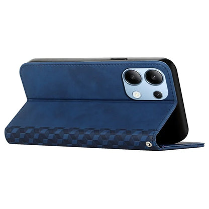 For Xiaomi Redmi Note 13 4G Case Drop-resistant PU Leather Folio Stand Phone Protector