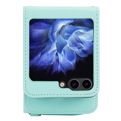 For Samsung Galaxy Z Flip5 5G Case PU Leather Card Slots Holder Phone Back Cover