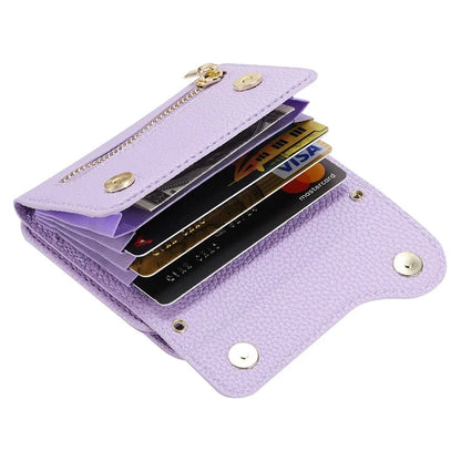 For Samsung Galaxy Z Flip5 5G Case Card Holder Crossbody Phone Purse Leather Back Cover