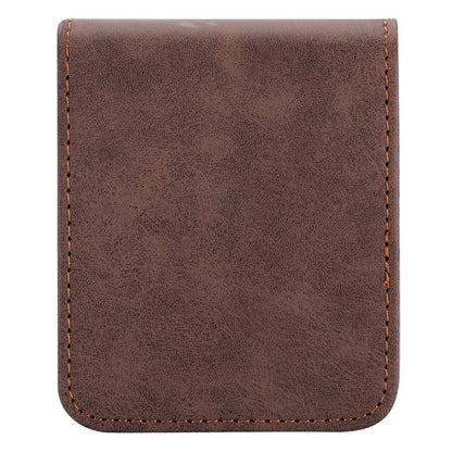 DF-05 For Samsung Galaxy Z Flip5 5G Case Shockproof PC+PU Leather Phone Cover