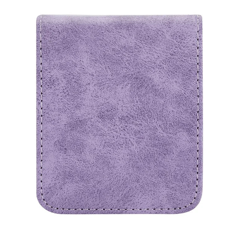 DF-05 For Samsung Galaxy Z Flip4 5G Case PC+PU Leather Bump Proof Back Phone Cover