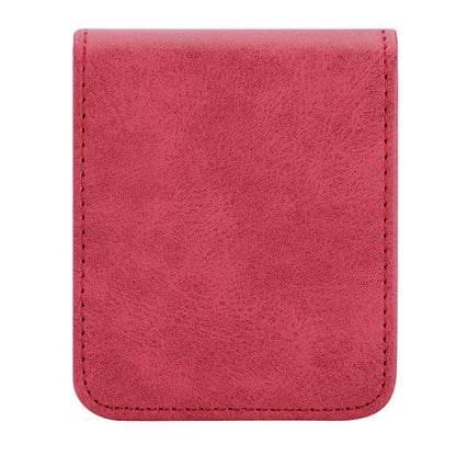 DF-05 For Samsung Galaxy Z Flip3 5G Case Solid Color PC+PU Leather Cell Phone Cover