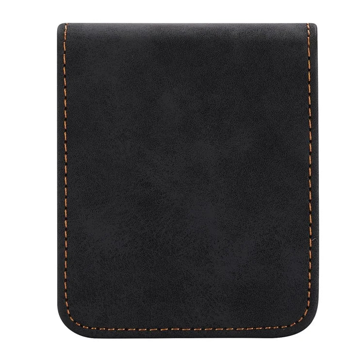 DF-05 For Samsung Galaxy Z Flip3 5G Case Solid Color PC+PU Leather Cell Phone Cover