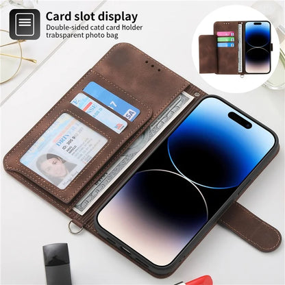 For Xiaomi Redmi A3 Leather Phone Cover Flower Pattern Case Multiple Card Slots
