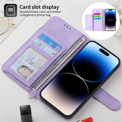 For Xiaomi Redmi K70E 5G / Xiaomi Poco X6 Pro 5G Crossbody Leather Cover Flower Pattern Wallet Case with 2 Straps